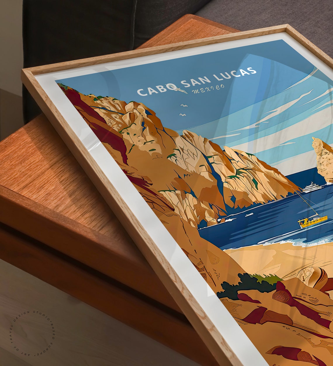 Cabo San Lucas Mexico El Arco Rock Arch Ocean Cliffs Travel Poster - Image 3