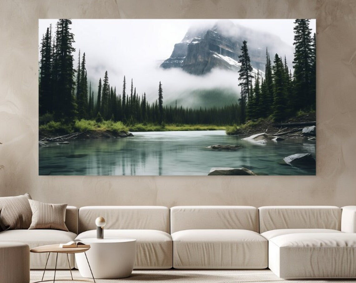 Canada Nature Mountain Nature Luxury Design Print Picture Home Decor Wall Art Gift Room Decor Wall Hangings