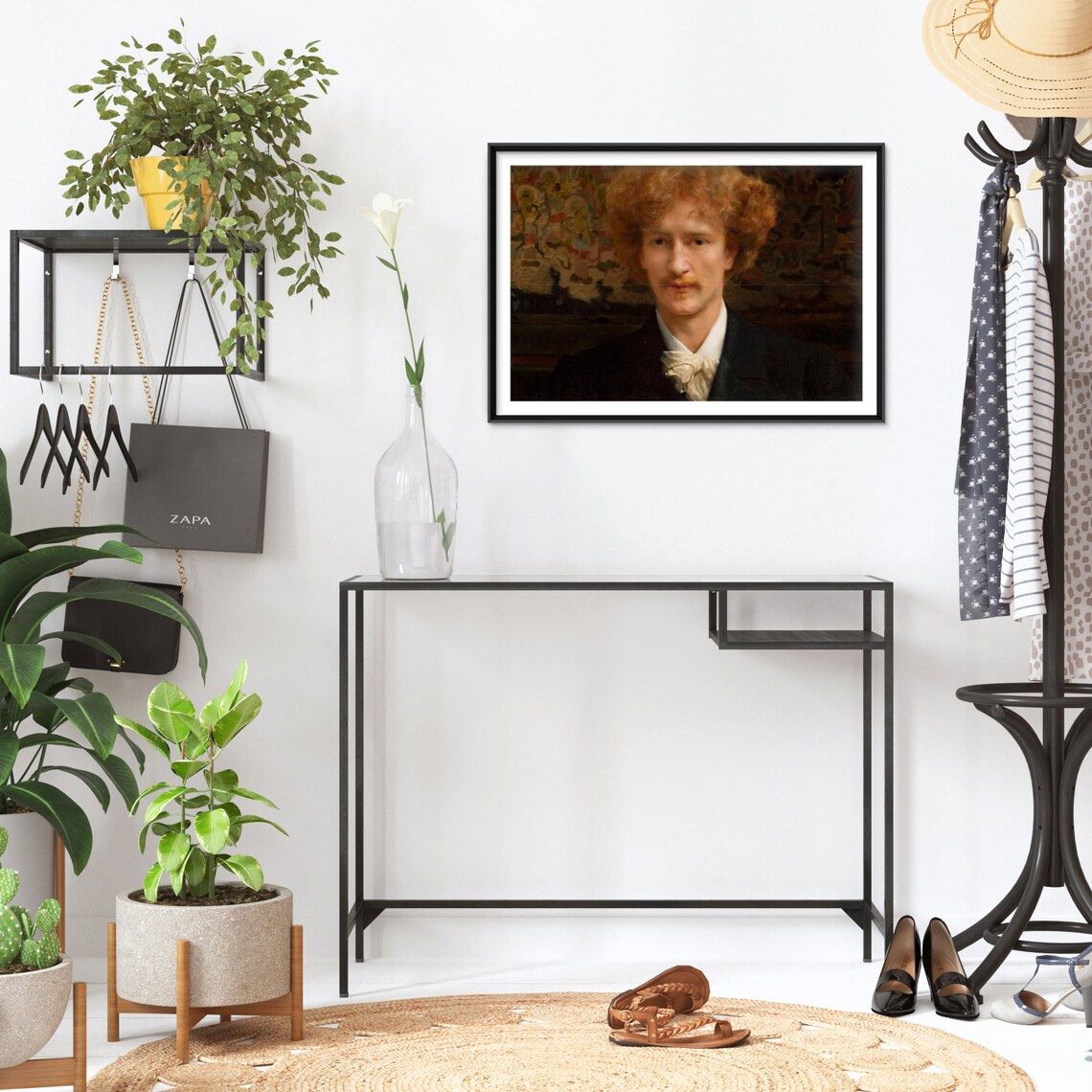 Alma Tadema Portrait Of Ignacy Jan Paderewski 1891 Classic Oil Painting Poster - Image 3