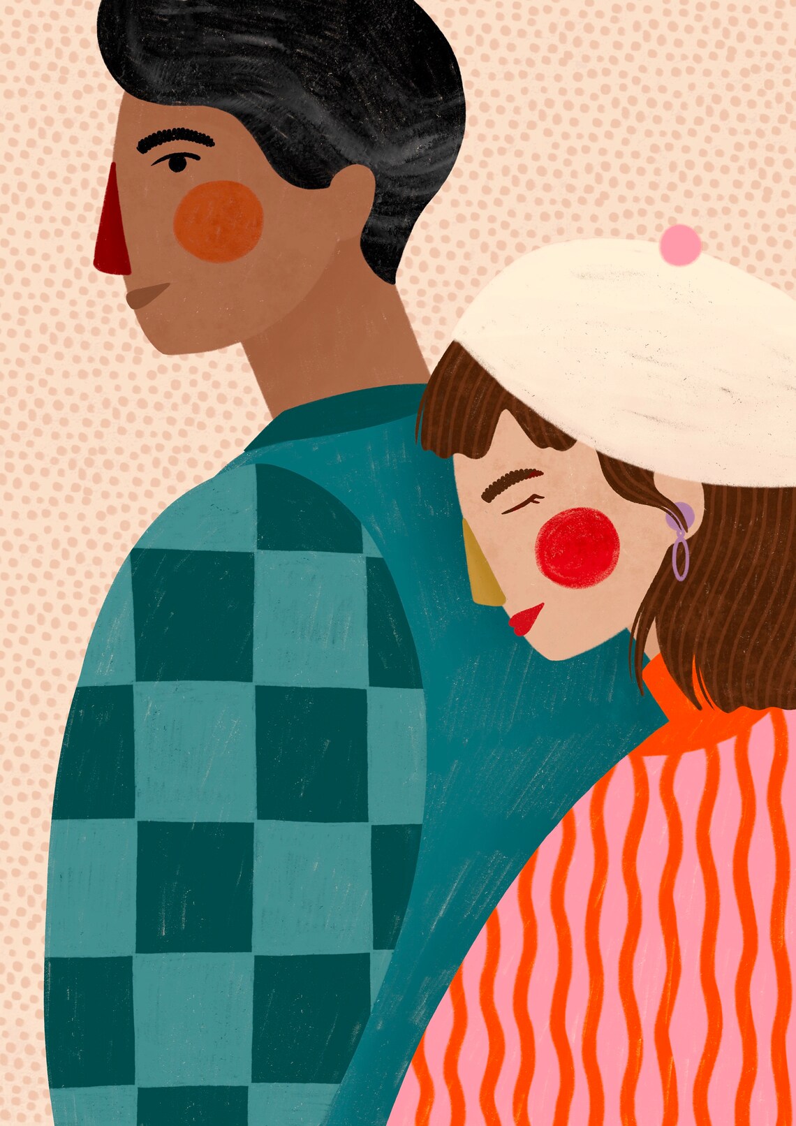 Be My Valentine Love and Friendship Art Print - Image 2