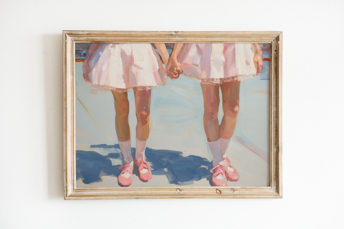 Pastel Pink Balletcore Aesthetic Art Print