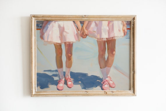 Pastel Pink Balletcore Aesthetic Art Print