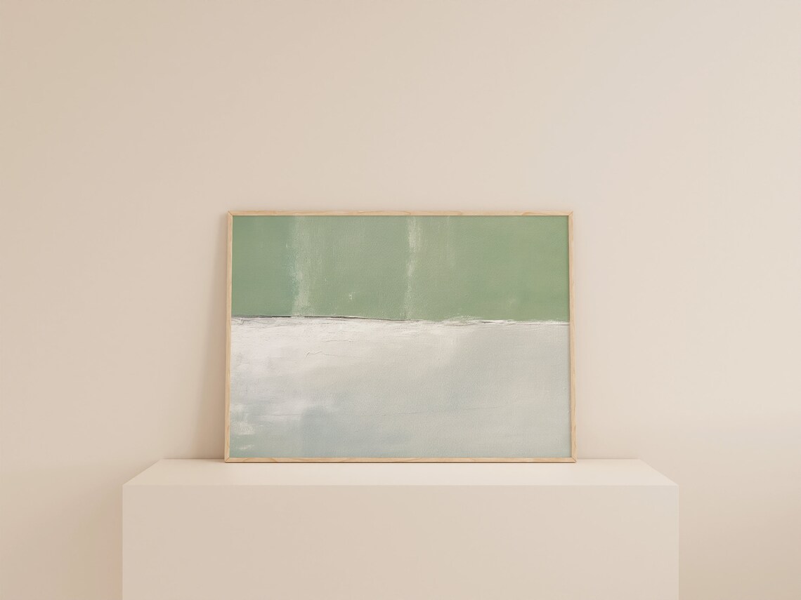 Sage Green Vintage Aesthetic Neutral Art Print - Image 3