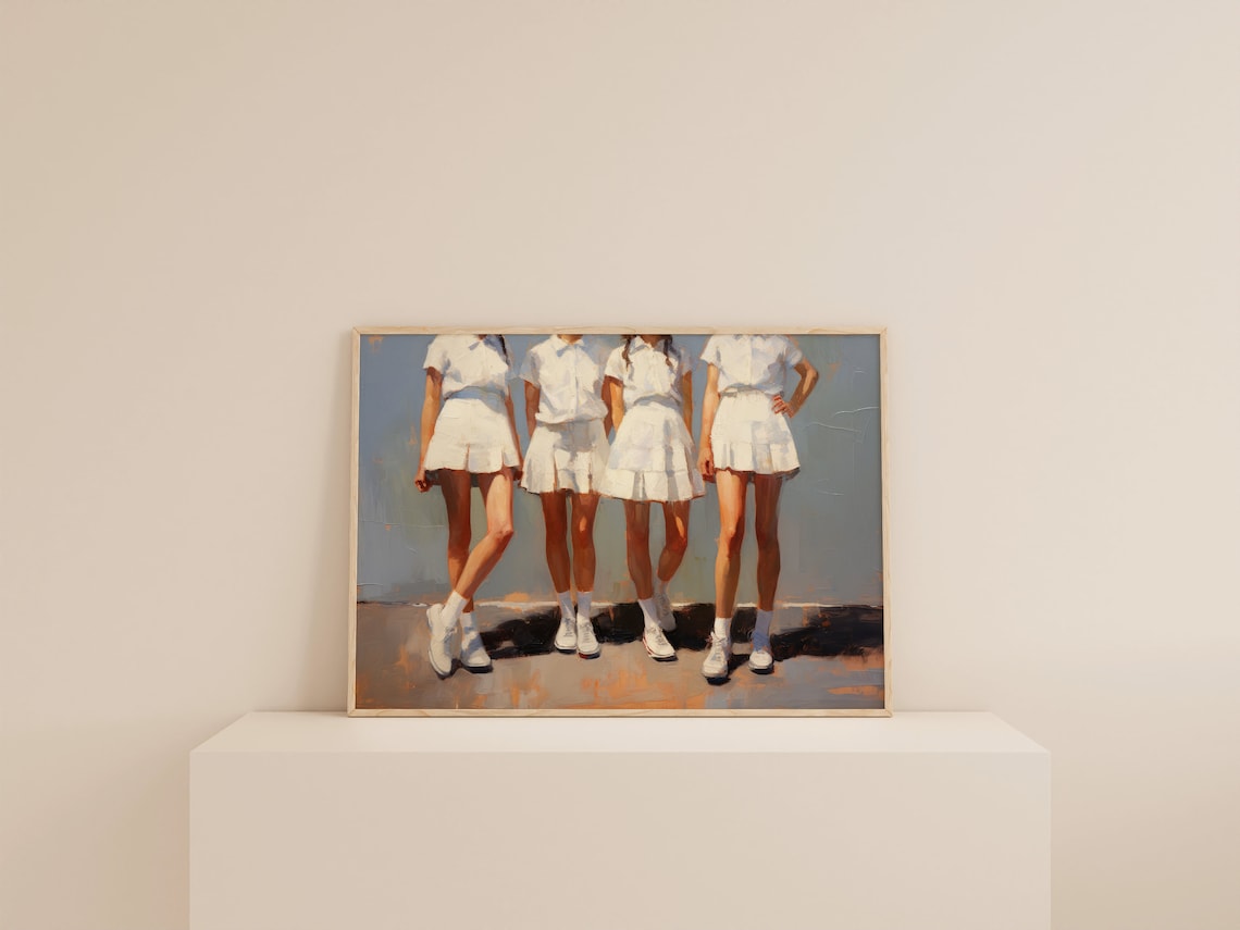 Girly Vintage Print, Preppy Dorm Room Poster - Image 2