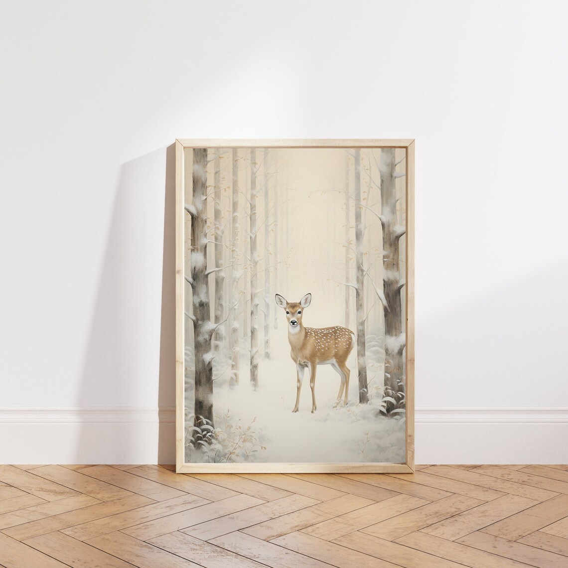 Little Fawn Baby Deer Art Print, Cottagecore Decor - Image 5