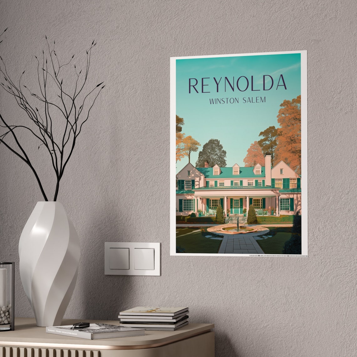 Reynolda House Travel Poster, Wake Forest - Image 5
