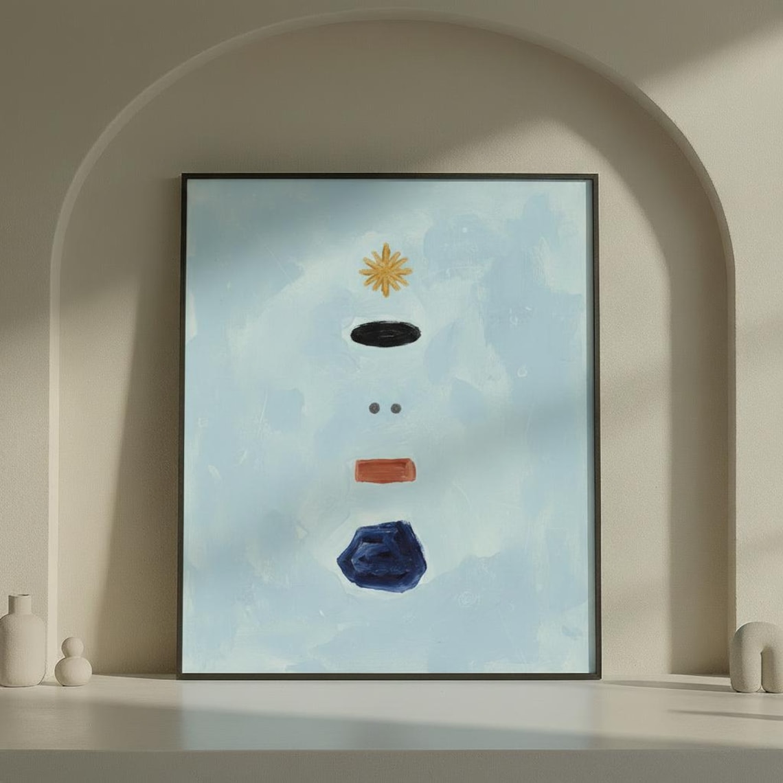 Abstract Shapes Minimalist Wall Art Print