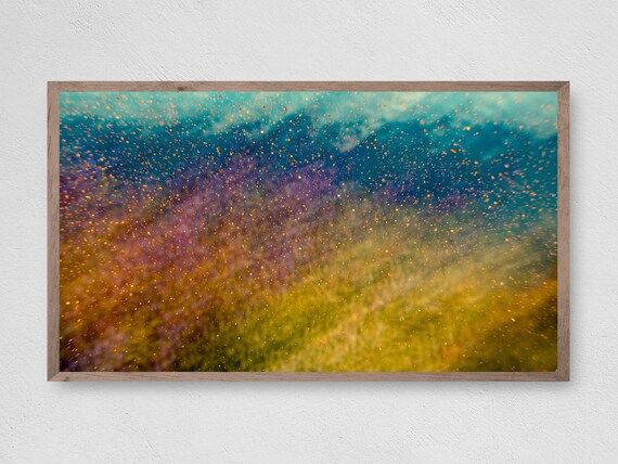 Modern Abstract Splatter Art Print