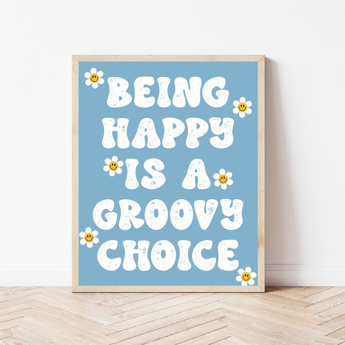 Groovy Classroom Wall Art Elementary Middle School Poster Retro Bulletin Board Theme Inspirational Boho Print Teacher Gift