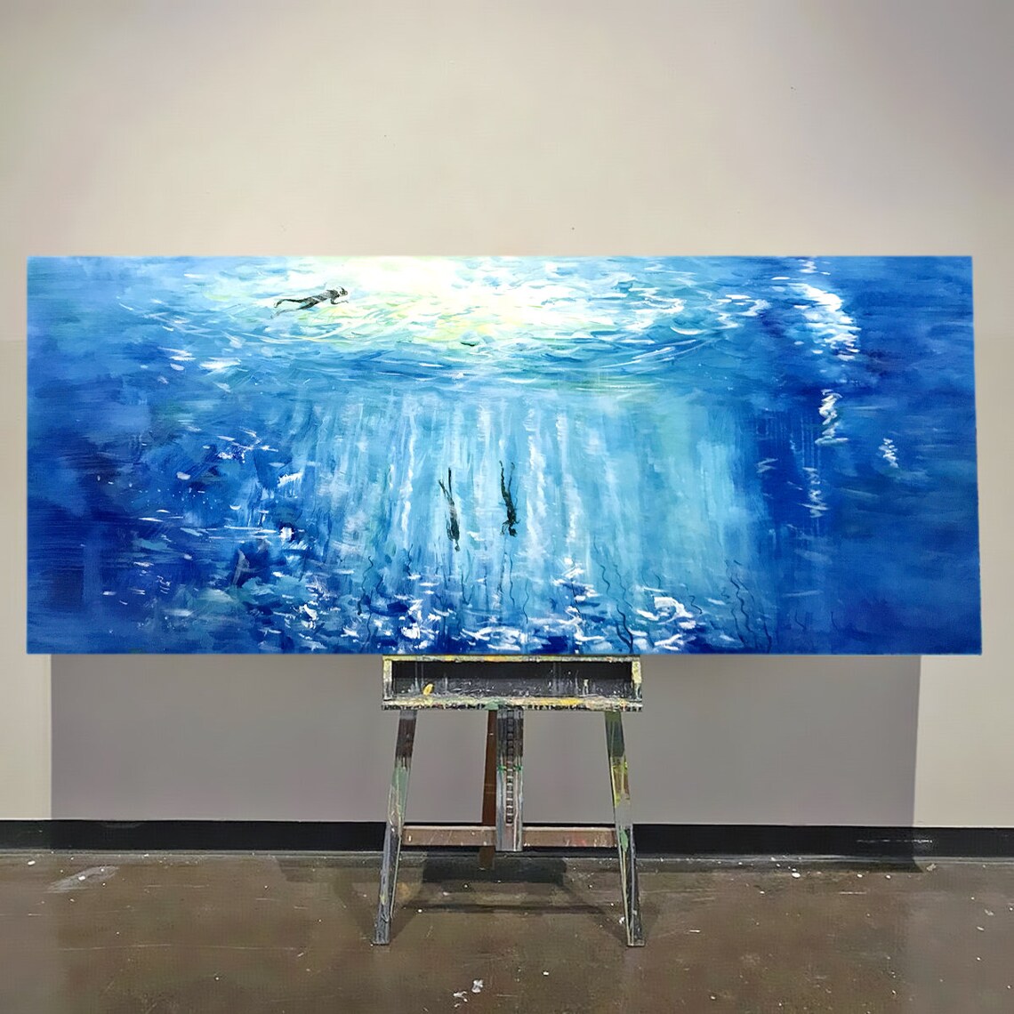 Deep Sea Exploration Oil Painting Art Print