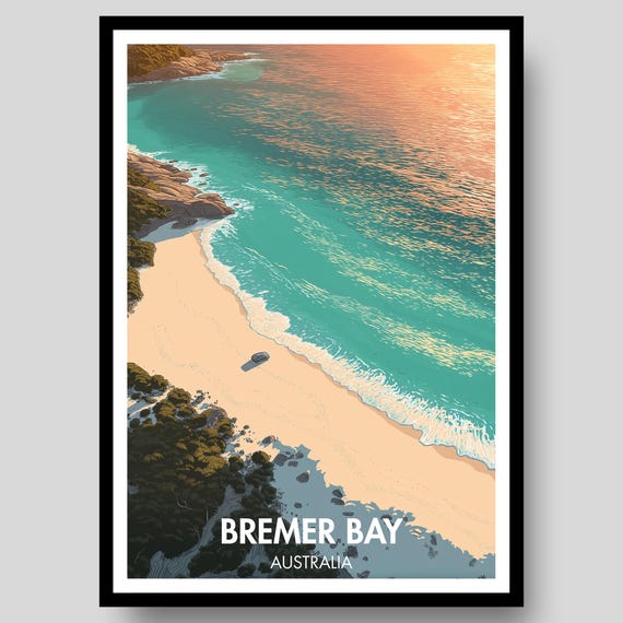 Bremer Bay Poster, Western Australia Travel Poster