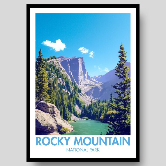 Rocky Mountain National Park Poster, Colorado