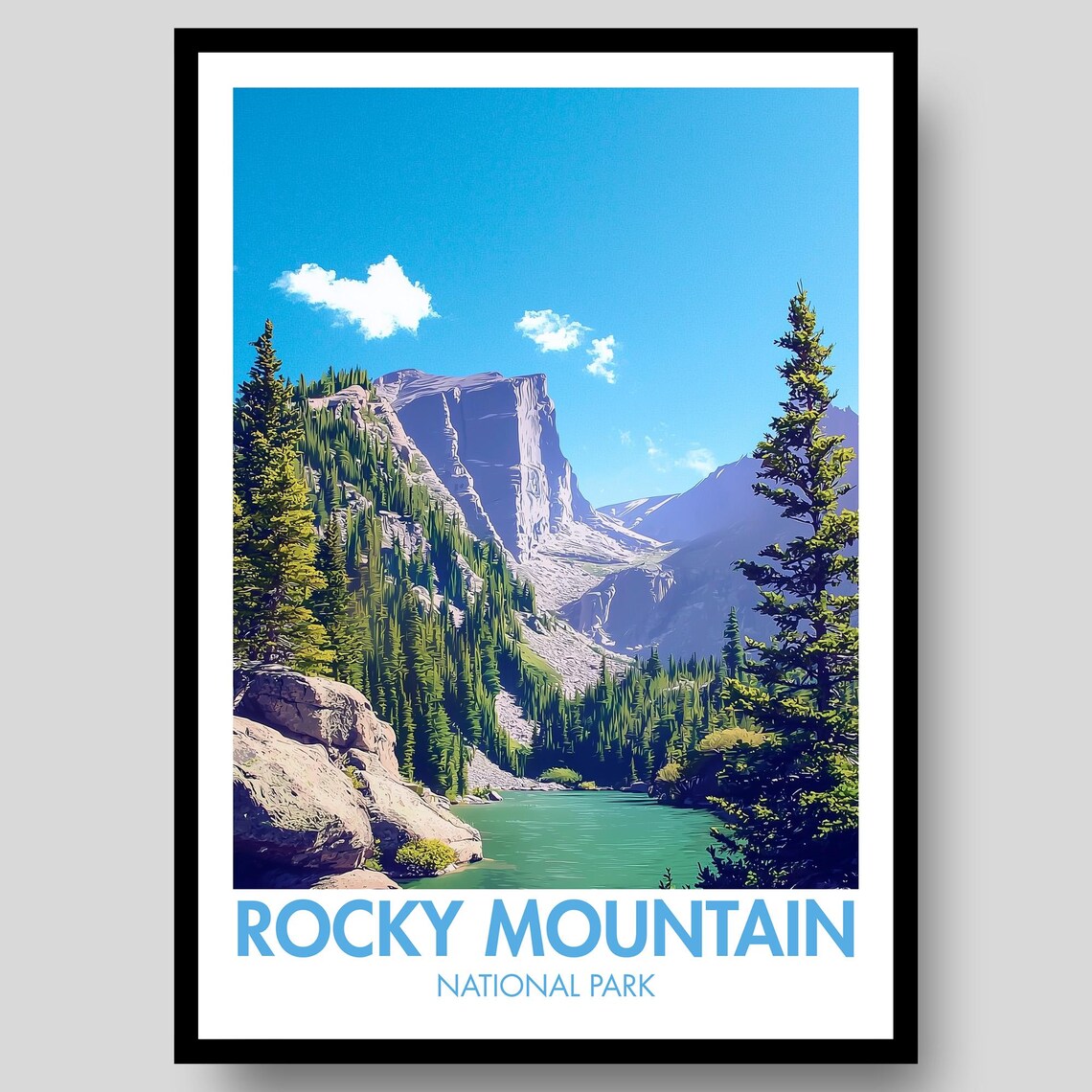 Rocky Mountain National Park Poster, Colorado