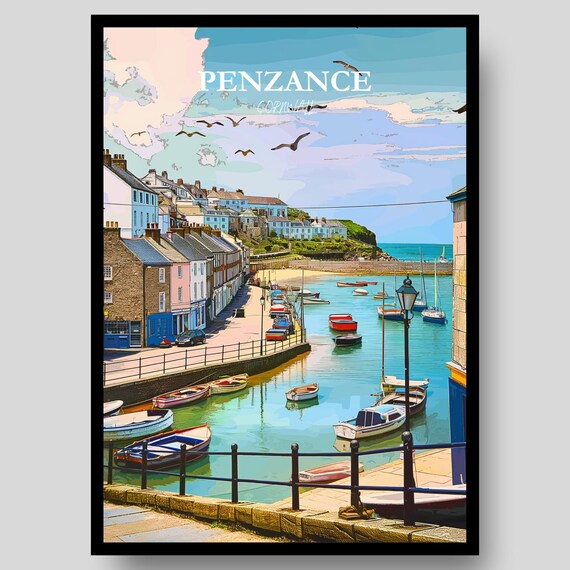 Penzance Cornwall Poster Print