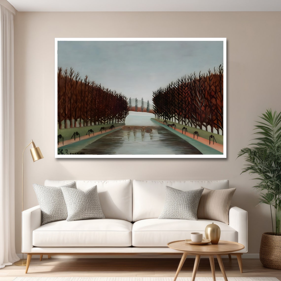 Alley Of Trees Rousseau Art Print Primitivism Masterpiece Ready To Hang Decoration - Image 6