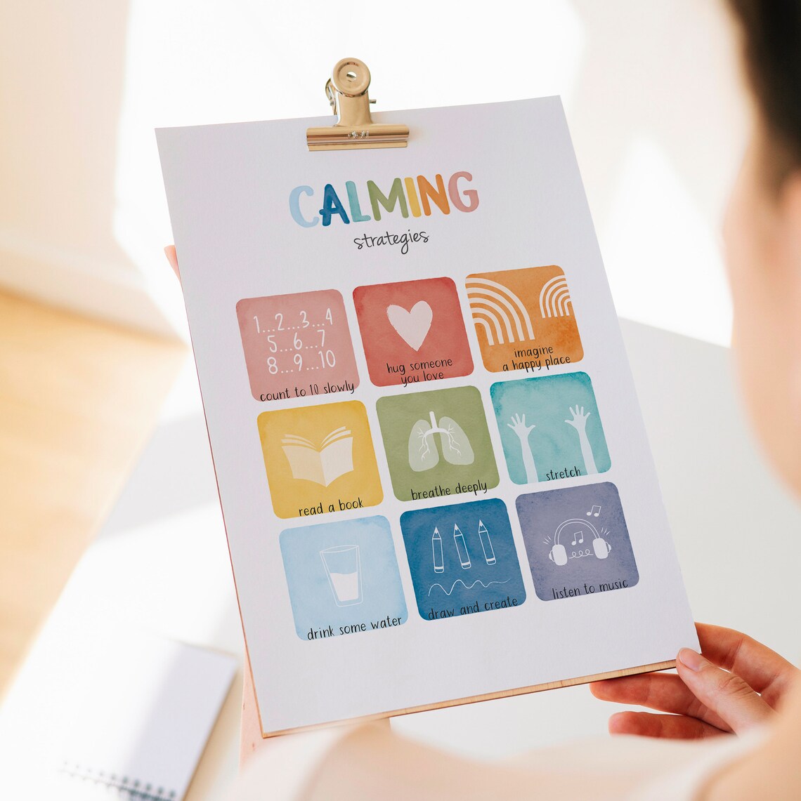 Calm Corner Feelings Chart Posters, Rainbow Classroom - Image 5