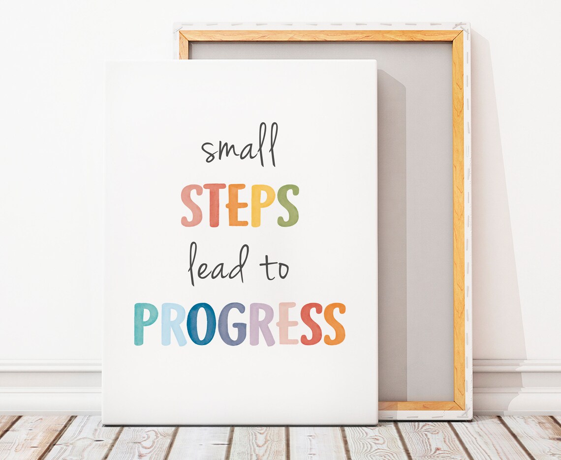 Mental Health Positive Affirmation Growth Mindset Art Print - Image 5