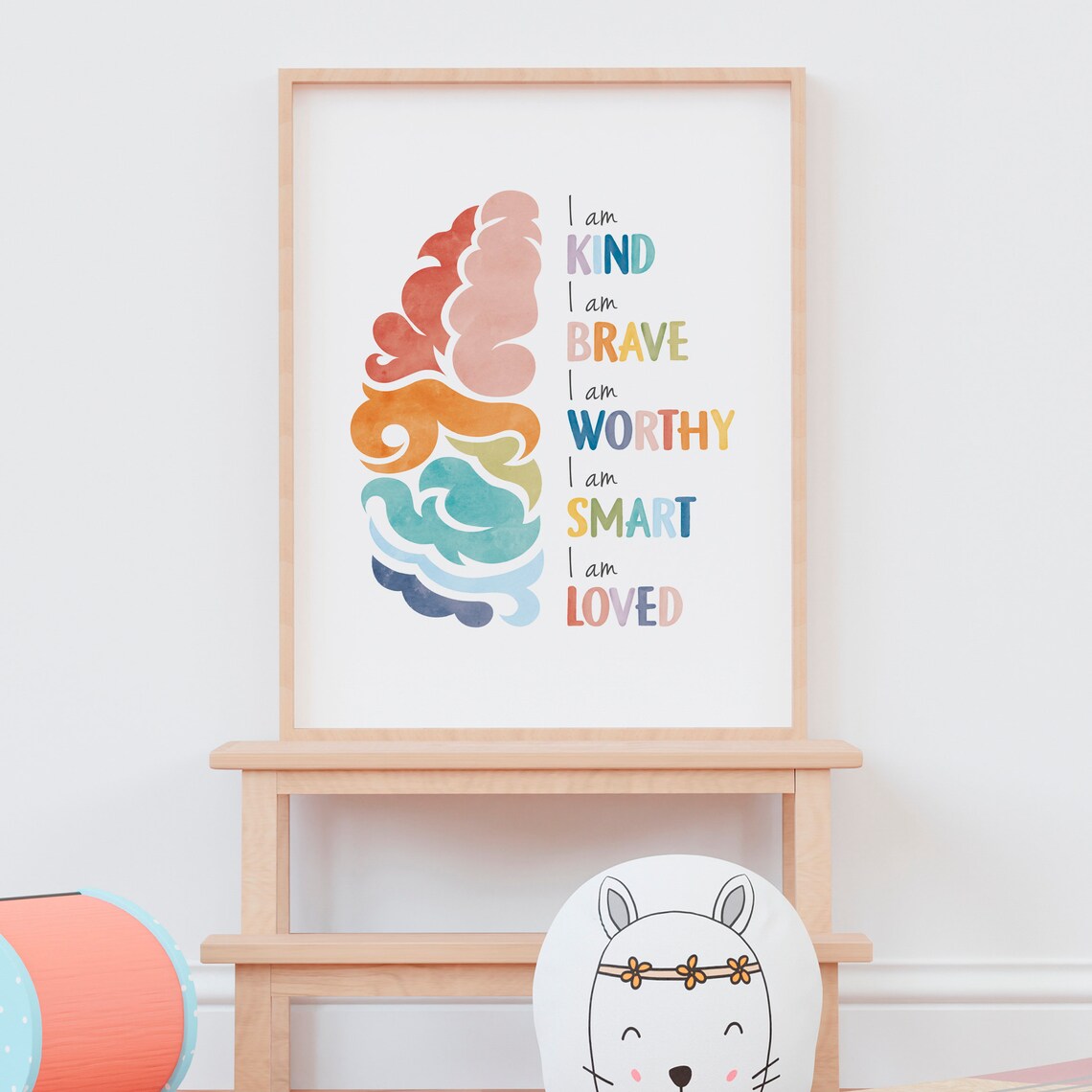 Daily Affirmations Therapy Office Decor Art Print - Image 3