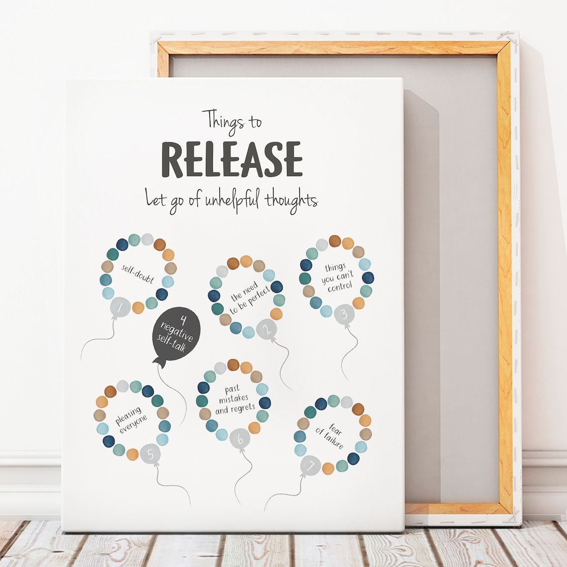 Coping Skills Poster, Calming Corner Office Decor - Image 5