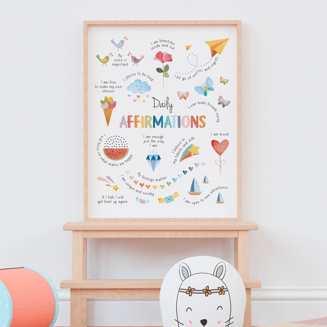 Positive Affirmation Poster, Therapy Office Decor - Image 4