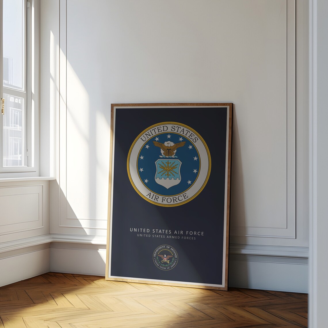 United States Air Force Minimalist Art Print - Image 4