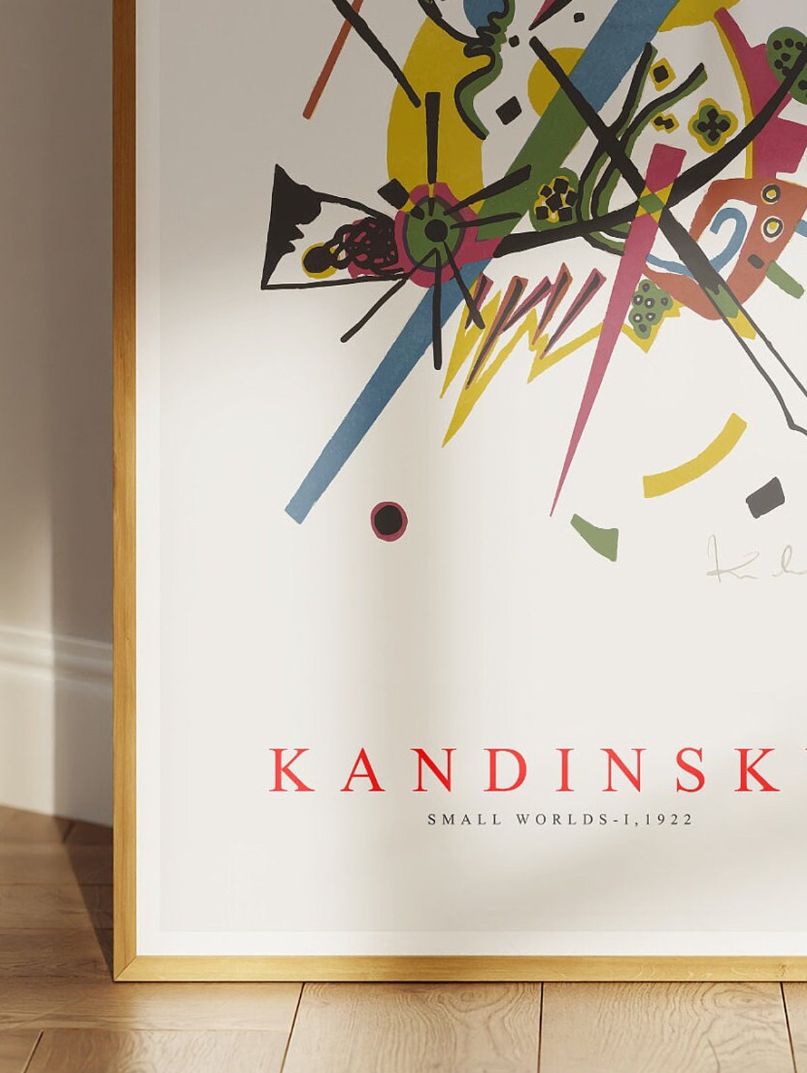 Wassily Kandinsky Small Worlds Poster Artwork Art Print Abstract Home Decor Print Minimalist Wall Art Gift - Image 3