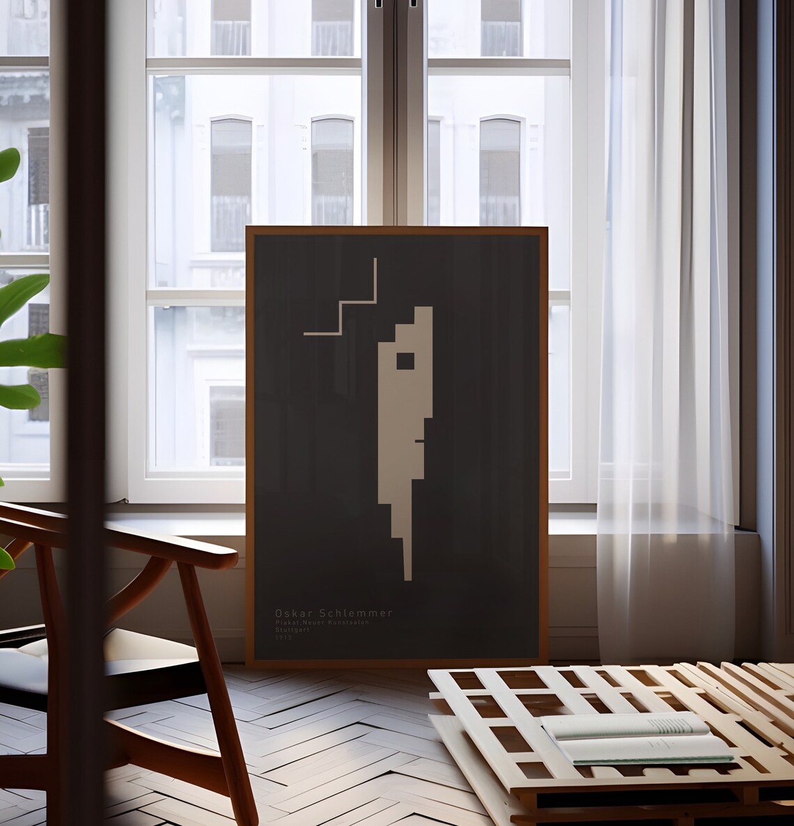 Oskar Schlemmer Neuer Kunstsalon Stuttgart 1913 Abstract Figure Poster - Image 4