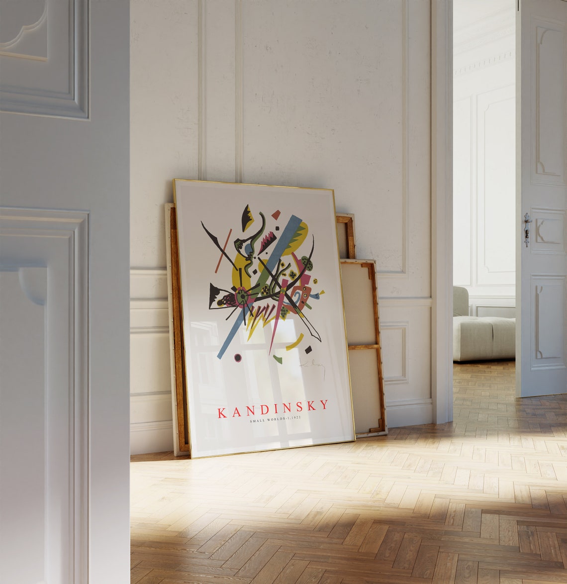 Wassily Kandinsky Small Worlds Poster Artwork Art Print Abstract Home Decor Print Minimalist Wall Art Gift - Image 2