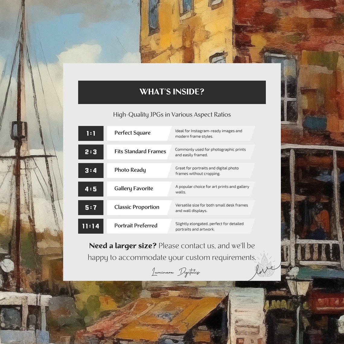 Portsmouth Historic Harbor Vintage Print Acrylic Wall Art Nautical Art 00270 - Image 2