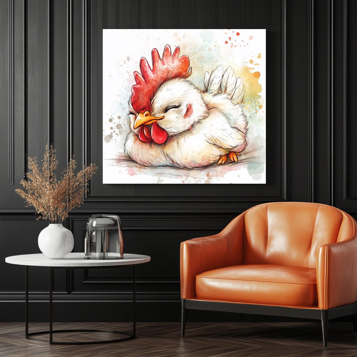 Chicken Wall Art, Farmhouse Decor - Image 3