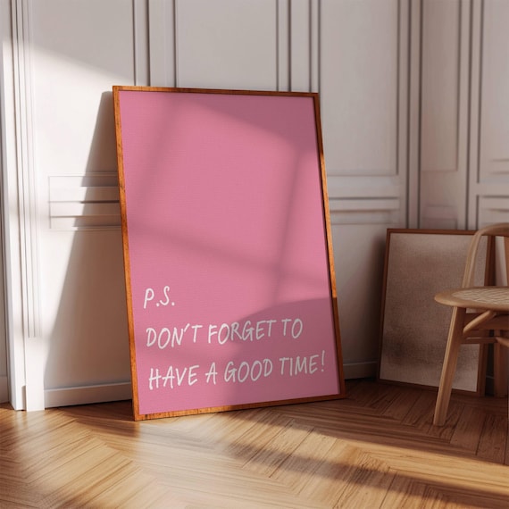 Inspirational Girly Room Decor Quote Print