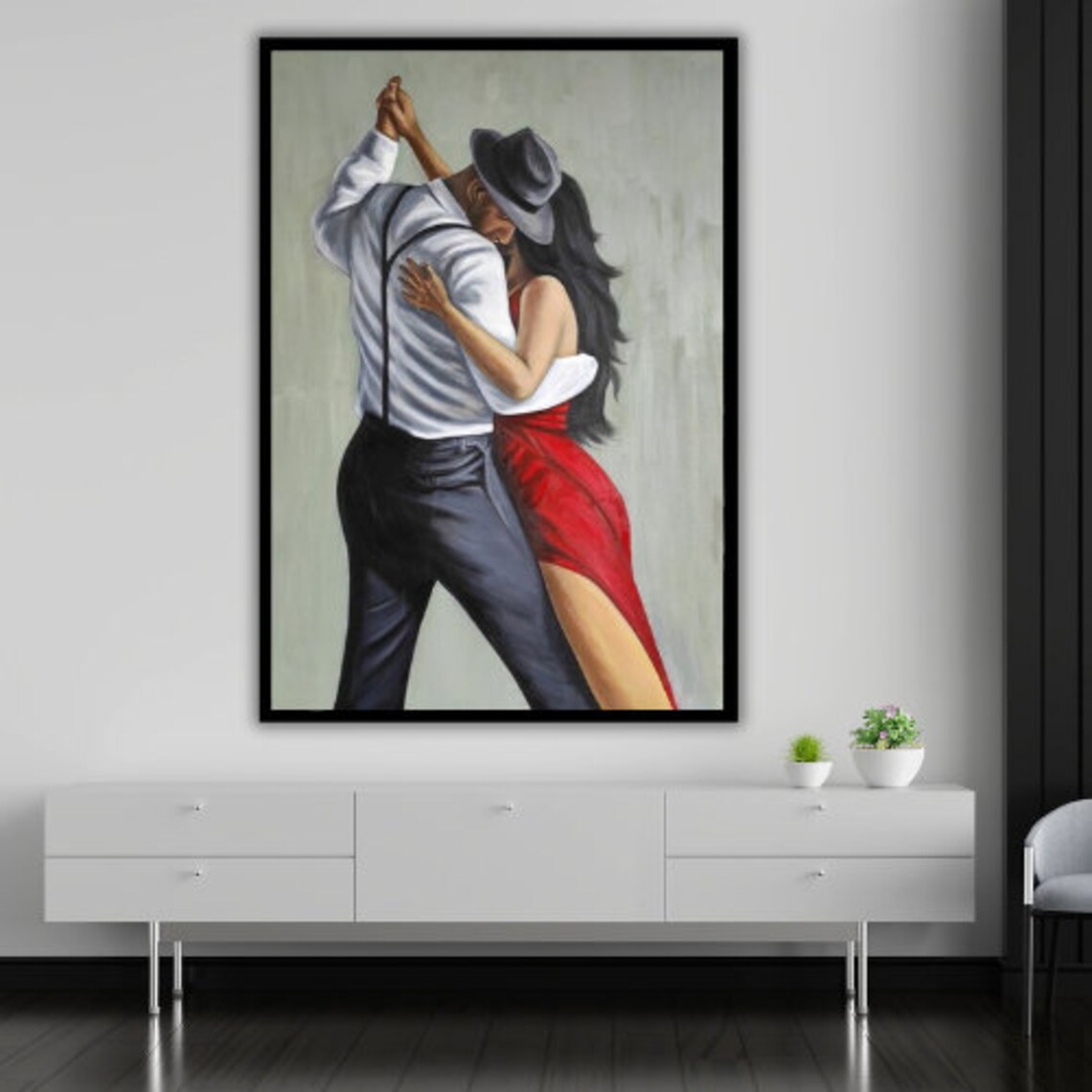 Flamenco Dancing Couple, Spanish Dance Decor - Image 4