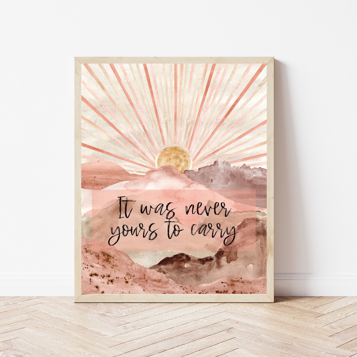 Therapy Office Wall Art Print, Healing Decor