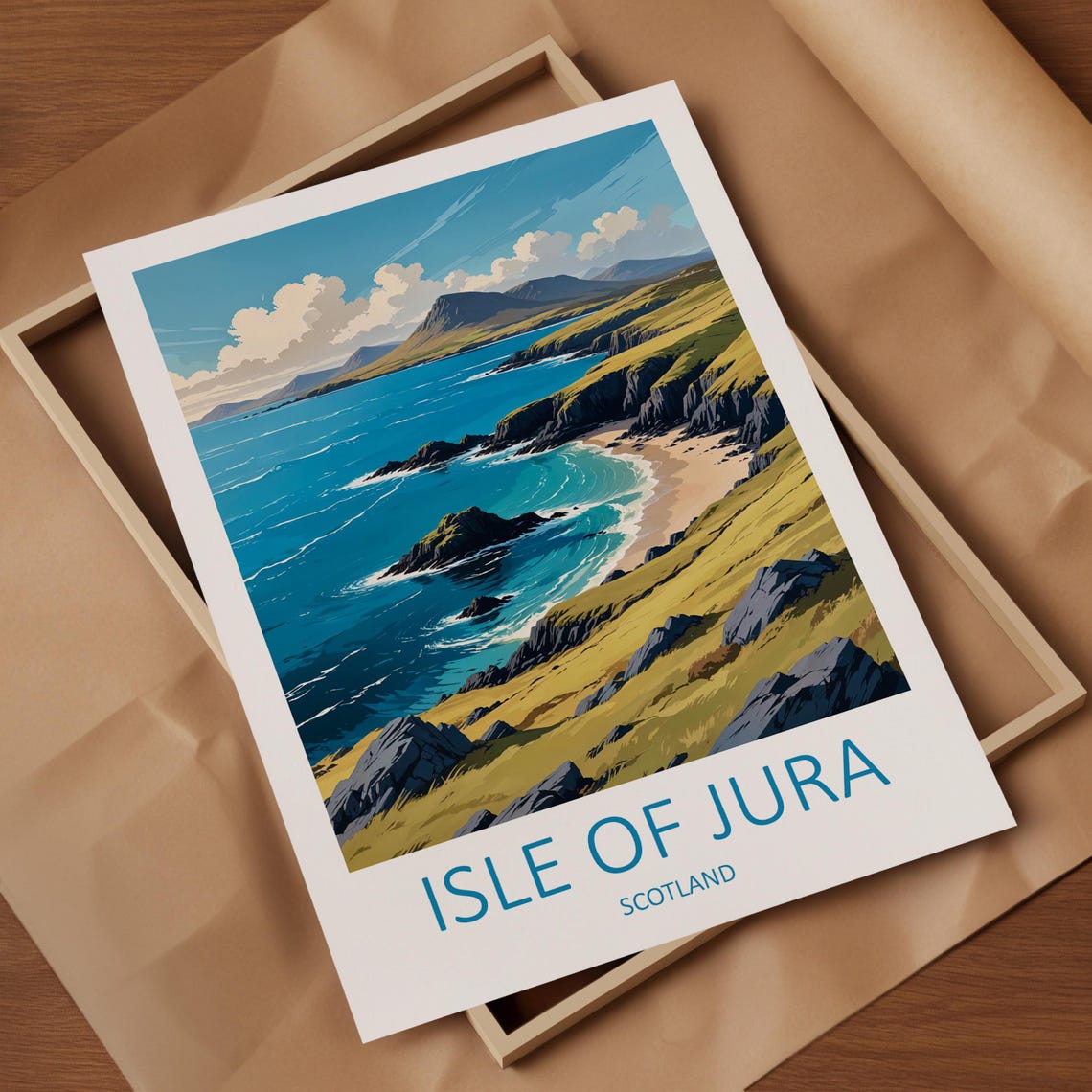Isle Of Jura Travel Print Wall Art Jura Home Decor Wall Art Lover Gift Scottish Islands Wedding Gift Honeymoon Scotland Poster Jura Art - Image 4