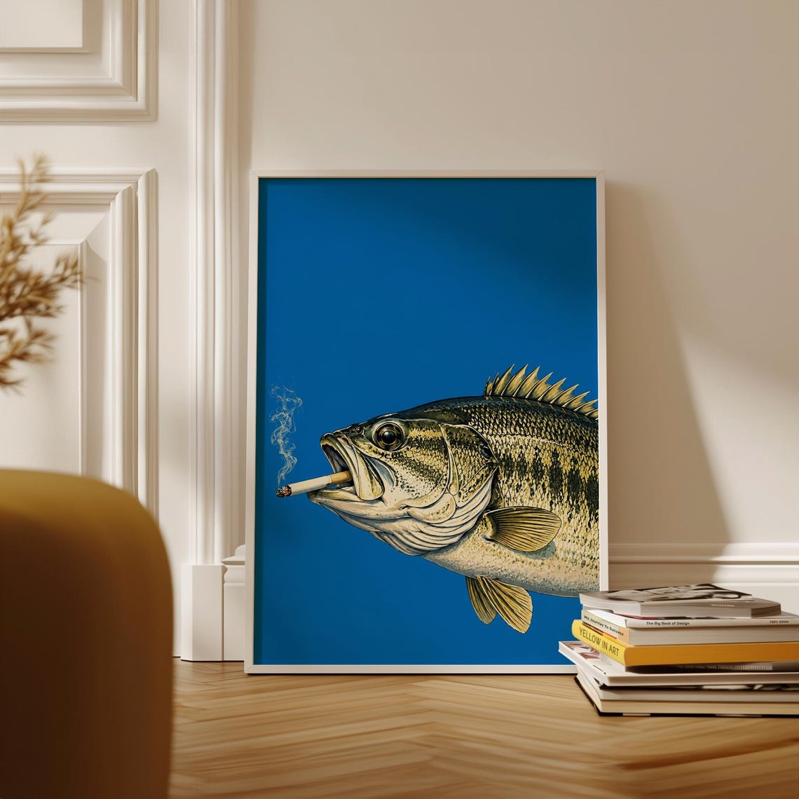 Funny Fish Wall Art Print