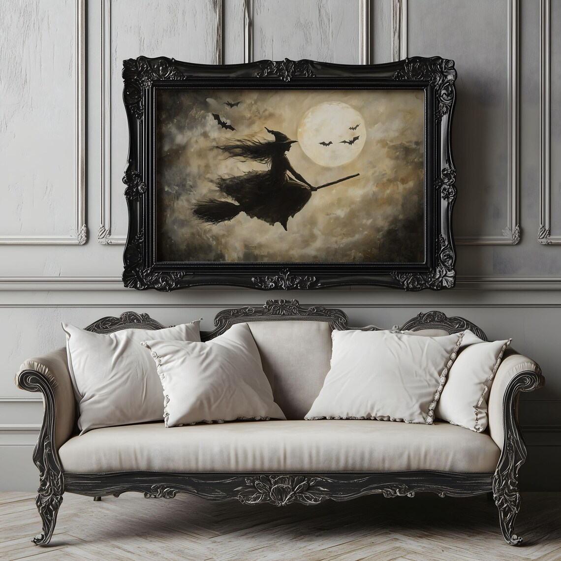 Vintage Witchy Halloween Art Print, Dark Academia - Image 2