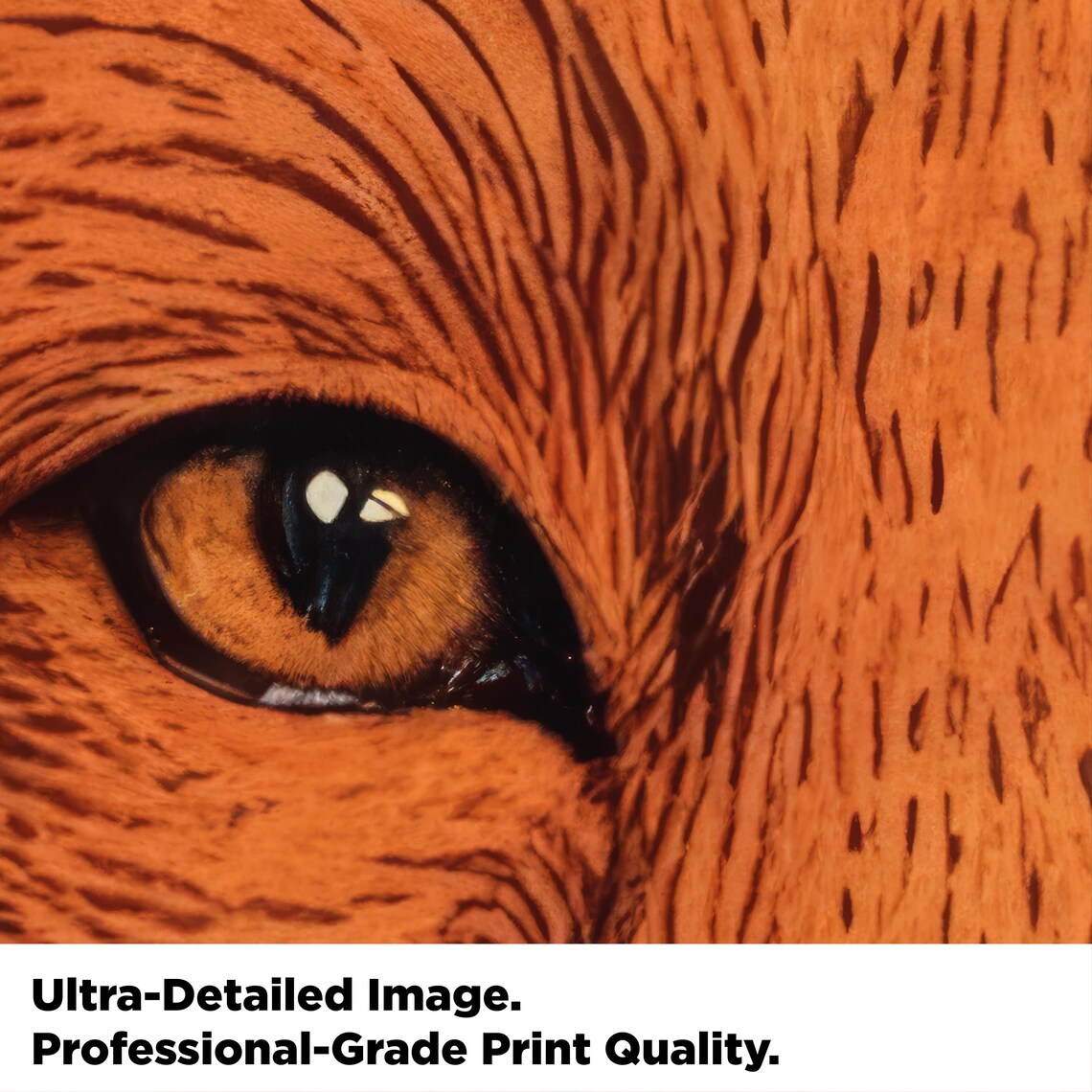 Red Fox Portrait in William Morris Floral Botanical Style Poster - Image 4
