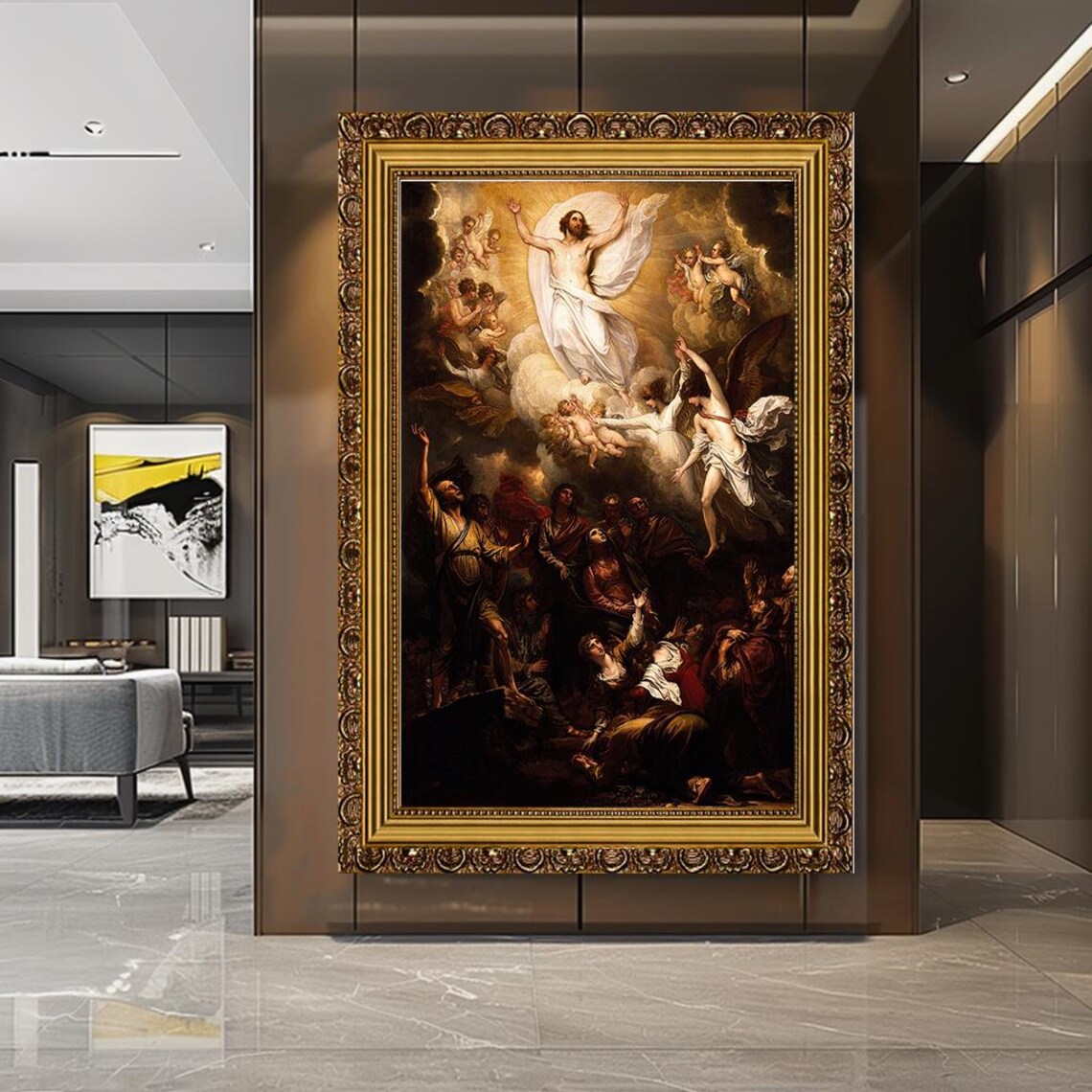 The Ascension of Christ, Baroque Religious Art Print