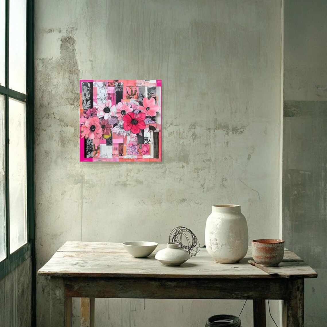 Floral Abstract Art Print, Modern Impressionism - Image 2