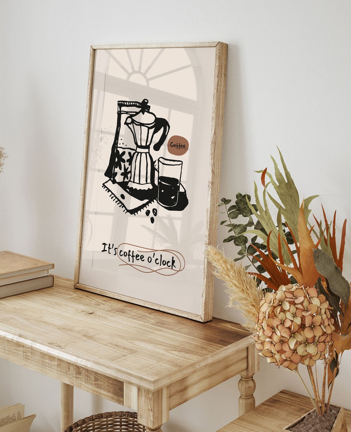 Coffee Poster Coffee Bar Wall Art Bar Cart Print Aesthetic Coffee Bar Decor Funny Kitchen Decor Coffee Art Print - Image 4