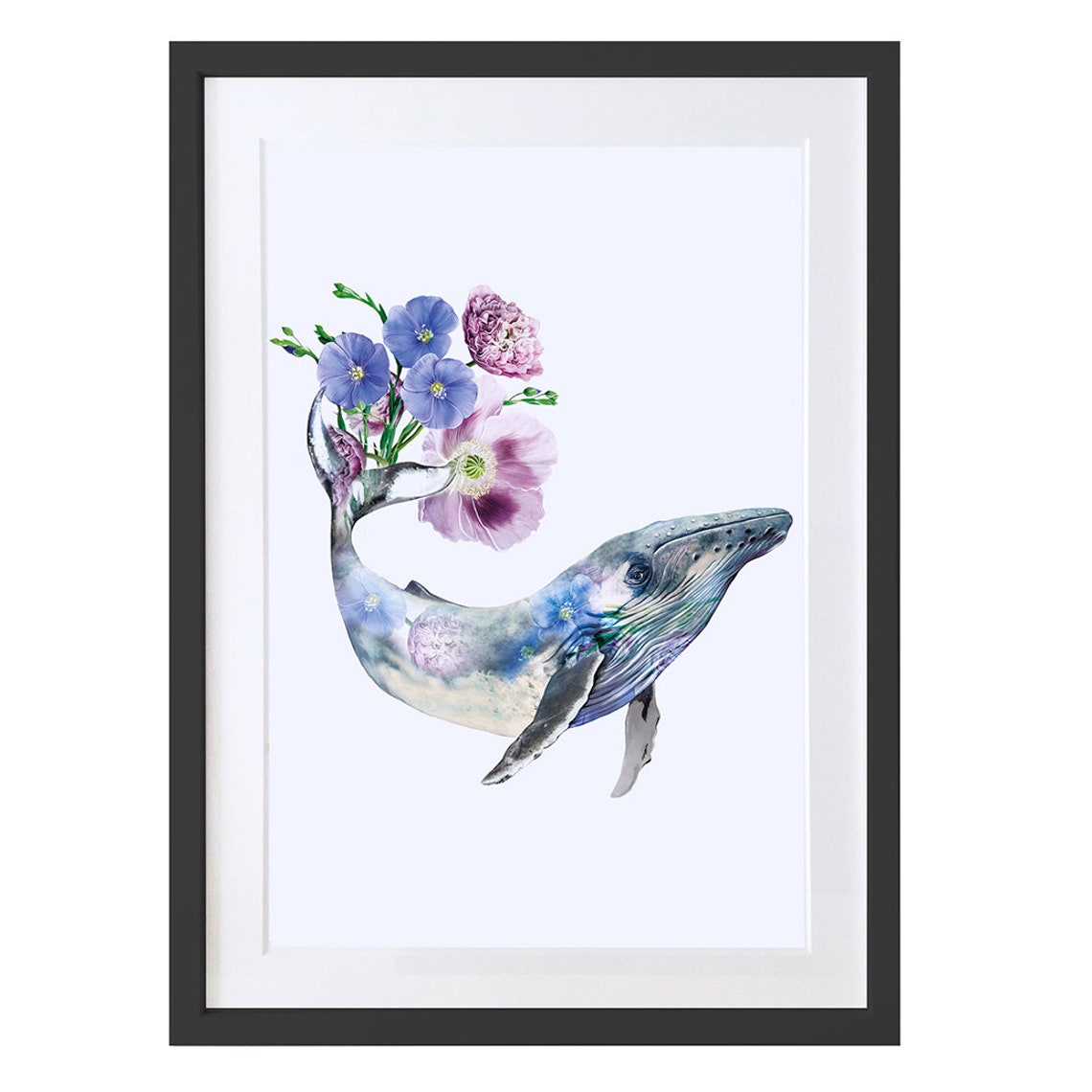 Humpback Whale Wildlife Art Print