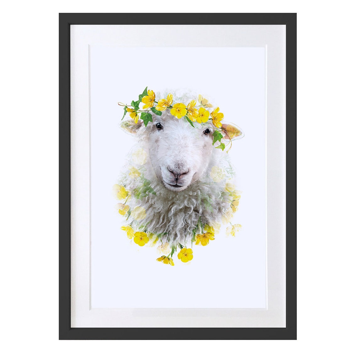 Sheep Farm Animal Art Print