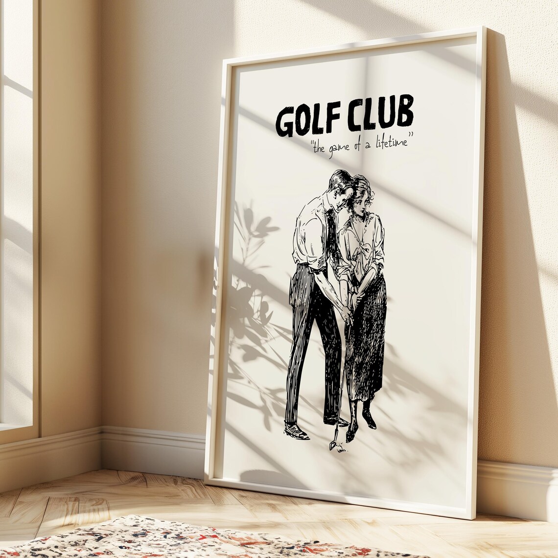 Vintage Golf Club Poster, Retro Sports Wall Art - Image 4
