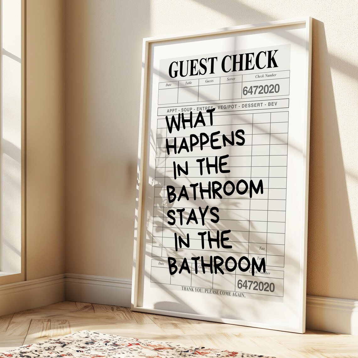 What Happens In The Bathroom Stays In The Bathroom Print - Image 4