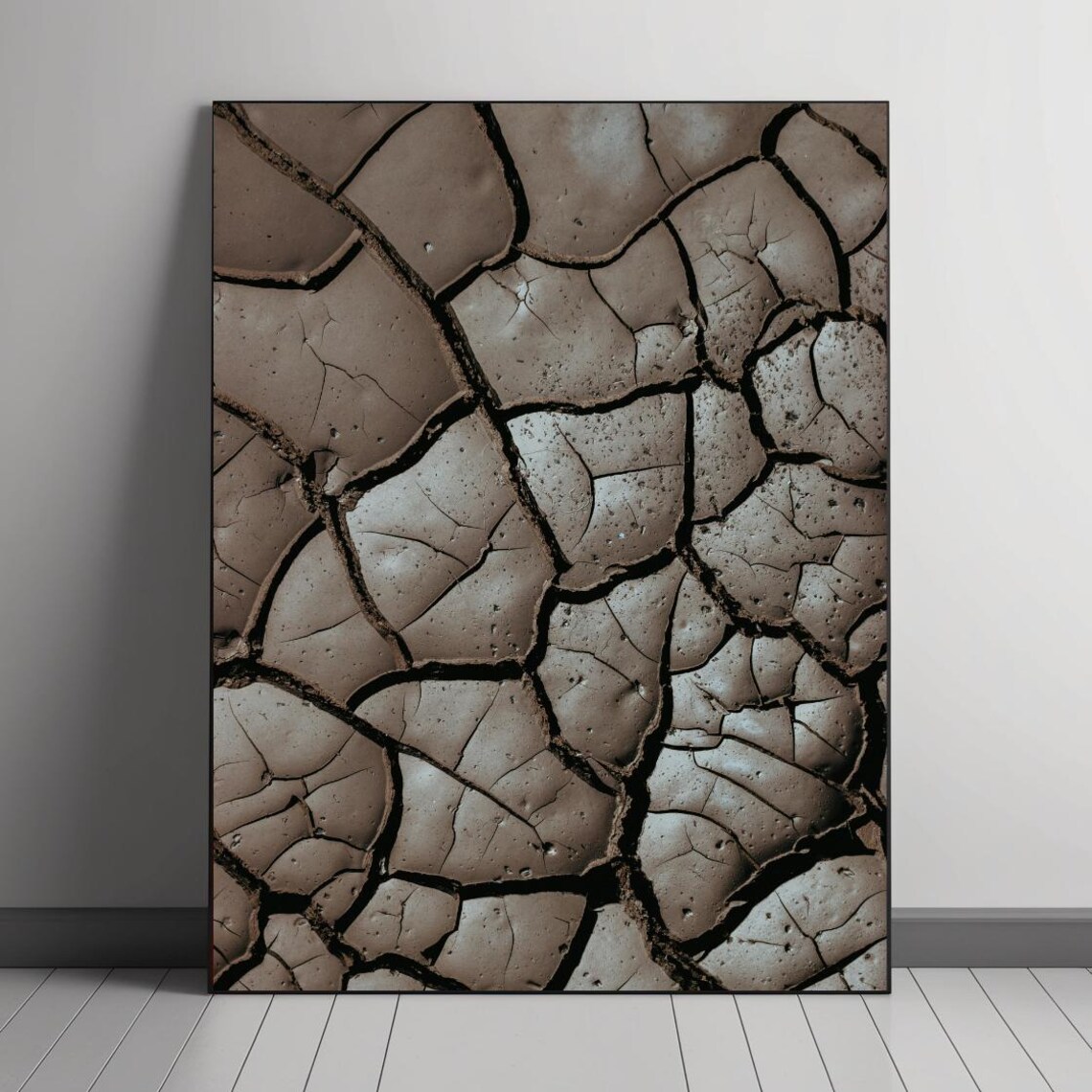 Cracked Earth Nature Photography, Abstract Desert
