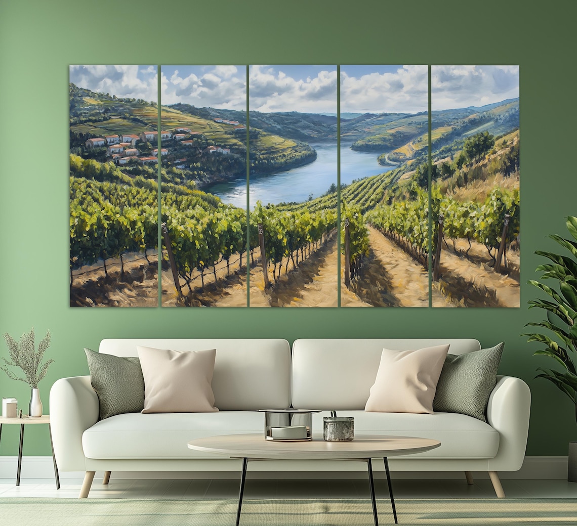 Douro Valley Vineyards, Portugal Vintage Travel Poster - Image 5