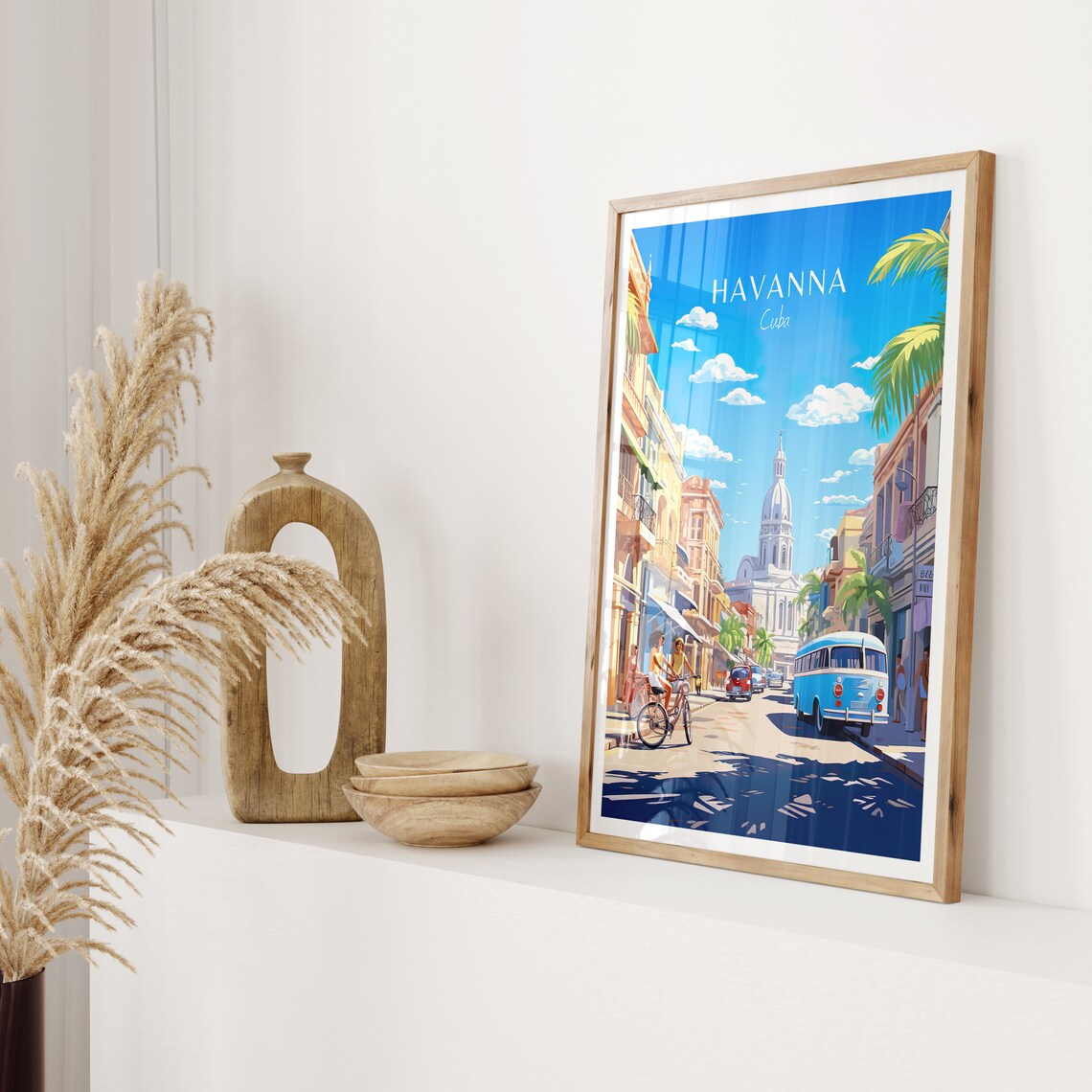 Havana Travel Poster, Cuba Wall Art Print - Image 2