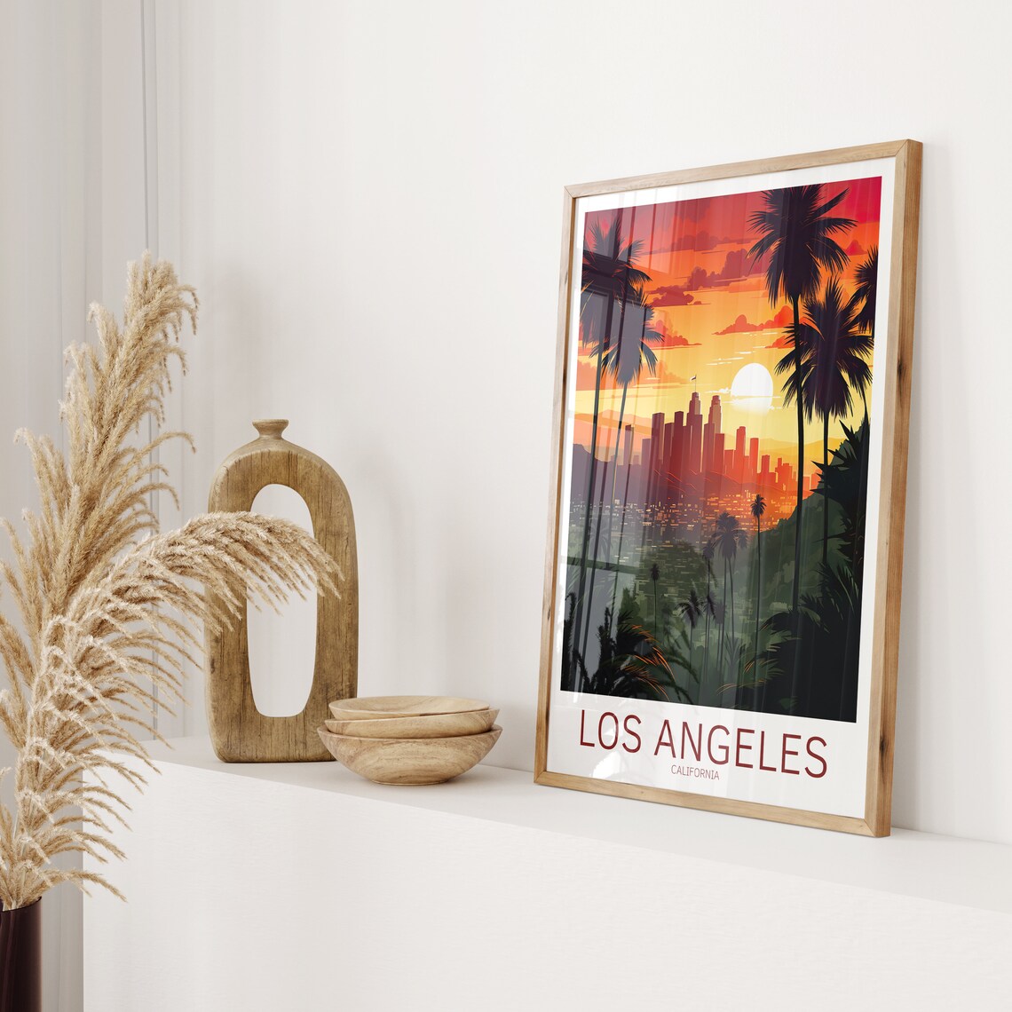 Los Angeles Travel Poster, Los Angeles Art Print - Image 2
