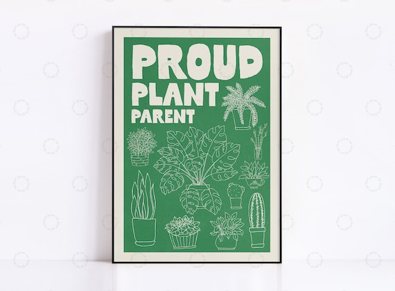 Plant Print Botanical Poster, Modern Kitchen Art Print