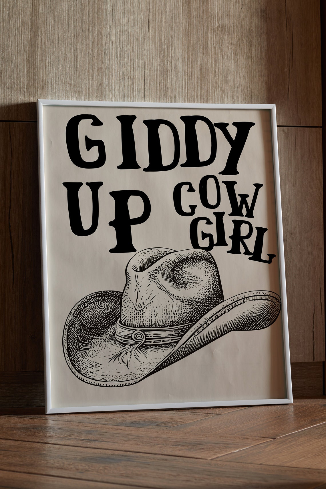 Retro Cowboy Western Room Decor Poster - Image 3